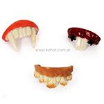 Dentadura Dientes con Colmillos para Purim x1